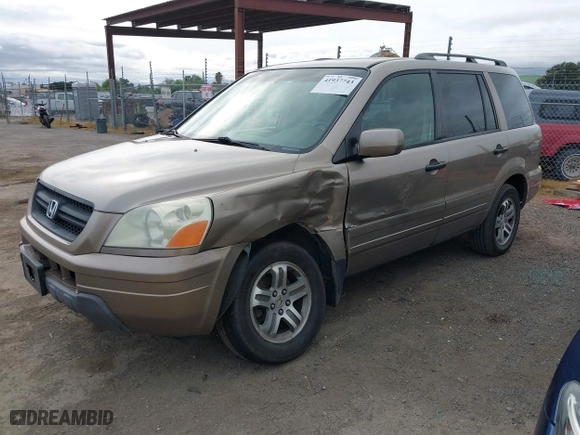 2004 Honda Pilot EX with VIN 2HKYF18594H523176, listed as a IAAI auction lot 41937743 with 310,344 mi miles. Bid and sale history available at carsss.com. Image 18.
