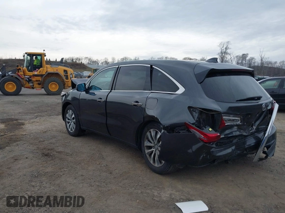 2015 Acura MDX Technology with VIN 5FRYD4H46FB005525, listed as a IAAI auction lot 42077017 with 123,077 mi miles and . Bid and sale history available at DreamBid. Image 3.
