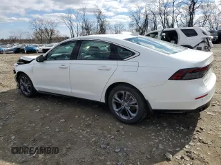 2025 Honda Accord EX-L z VIN 1HGCY2F69SA010120, wystawiony jako Copart lot #49388455 z przebiegiem 7 796 mil mil oraz Szkoda całkowita • Salvage title. Historia ofert i sprzedaży dostępna na DreamBid. Obrazek 2.