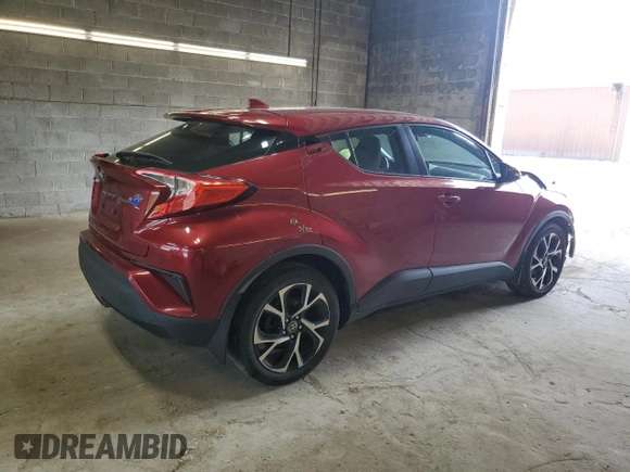 2018 Toyota C-HR XLE with VIN NMTKHMBX7JR032119, listed as a Copart auction lot 61007975 with 100,093 mi miles and Salvage title. Bid and sale history available at DreamBid. Image 3.