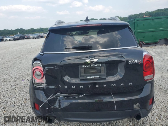 2017 MINI Countryman Cooper S with VIN WMZYT5C36H3D78964, listed as a Copart auction lot 59536135 with 129,258 mi miles and Salvage title. Bid and sale history available at DreamBid. Image 6.