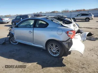 2005 Scion tC with VIN JTKDE177050005467, listed as a Copart auction lot 80026984 with 121,465 mi miles and Salvage Title. Bid and sale history available at carsss.com. Image 2.