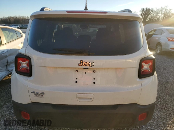 2023 Jeep Renegade Latitude with VIN ZACNJDB11PPP23194, listed as a Copart auction lot 45451995 with 7,123 mi miles and Salvage Title. Bid and sale history available at carsss.com. Image 6.