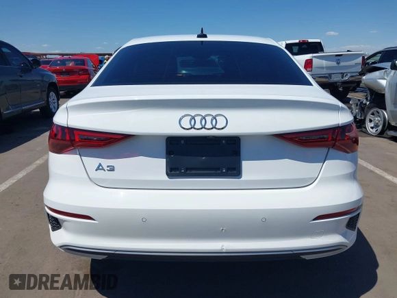 2023 Audi A3 Premium with VIN WAUAUDGY9PA128136, listed as a IAAI auction lot 42229138 with 24,147 mi miles and . Bid and sale history available at DreamBid. Image 16.