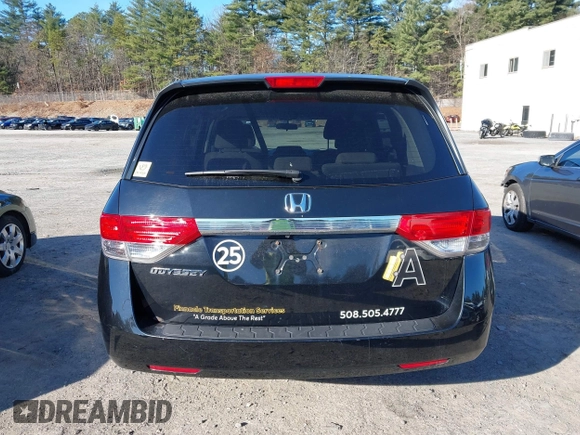 2015 Honda Odyssey EX with VIN 5FNRL5H47FB503280, listed as a IAAI auction lot 40932917 with 254,551 mi miles and . Bid and sale history available at DreamBid. Image 16.