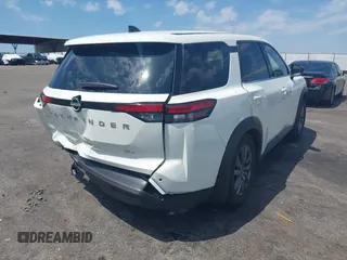2024 Nissan Pathfinder S with VIN 5N1DR3AC1RC256575, listed as a IAAI auction lot 42042961 with 21,504 mi miles and . Bid and sale history available at DreamBid. Image 4.