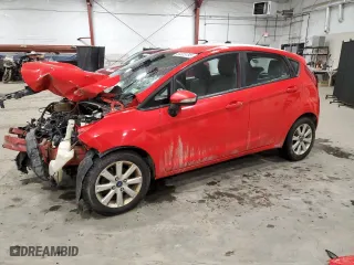 2013 Ford Fiesta SE with VIN 3FADP4EJ1DM170737, listed as a Copart auction lot 50323795 with 0 mi miles and Non Repairable. Bid and sale history available at carsss.com. Image 1.