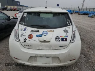 2015 Nissan LEAF SV with VIN 1N4AZ0CPXFC305179, listed as a Copart auction lot 48377205 with 101,476 mi miles and Salvage Title. Bid and sale history available at carsss.com. Image 6.