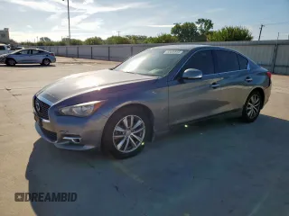 2015 Infiniti Q50 с VIN JN1BV7AR4FM408070, выставлен на аукционе Copart как лот 60686955 с пробегом 118 406 миль миль и Списание • Salvage title. История ставок и продаж доступна на DreamBid. Изображение 1.