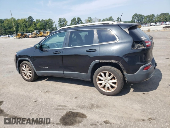 2016 Jeep Cherokee Limited with VIN 1C4PJLDB0GW136788, listed as a Copart auction lot 69684644 with 126,039 mi miles and Salvage title. Bid and sale history available at DreamBid. Image 2.