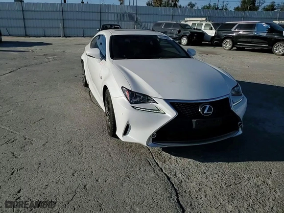 2016 Lexus RC 200t with VIN JTHHA5BC6G5003677, listed as a Copart auction lot 80714374 with 60,889 mi miles and Salvage Title. Bid and sale history available at carsss.com. Image 10.