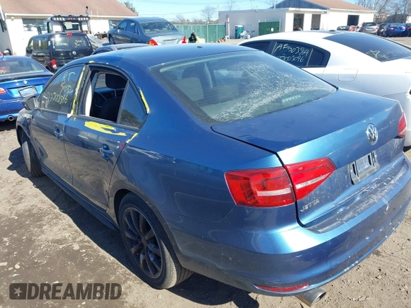 2015 Volkswagen Jetta S with VIN 3VW1K7AJ0FM353081, listed as a IAAI auction lot 41642511 with Not provided miles and . Bid and sale history available at DreamBid. Image 3.