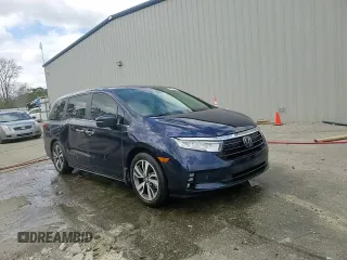 2021 Honda Odyssey Touring with VIN 5FNRL6H83MB028717, listed as a Copart auction lot 49236485 with 63,576 mi miles and Salvage Title. Bid and sale history available at carsss.com. Image 14.