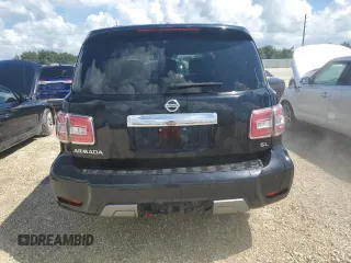 2019 Nissan Armada SV with VIN JN8AY2NC6K9588193, listed as a Copart auction lot 73824174 with Not Provided miles and Non Repairable. Bid and sale history available at carsss.com. Image 6.