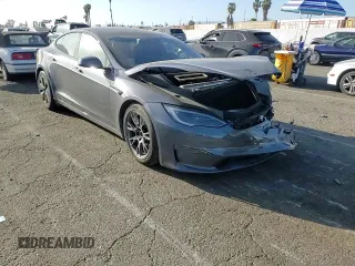 2023 Tesla Model S с VIN 5YJSA1E55PF522232, выставлен на аукционе Copart как лот 47735815 с пробегом Не указан миль и Списание • Salvage title. История ставок и продаж доступна на DreamBid. Изображение 10.