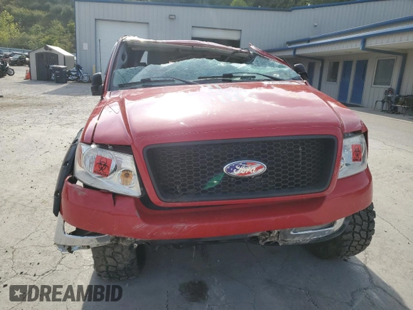 2004 Ford F-150 XL with VIN 1FTRF14504NC70758, listed as a Copart auction lot 72638024 with Not Provided miles and Salvage Title. Bid and sale history available at DreamBid. Image 5.