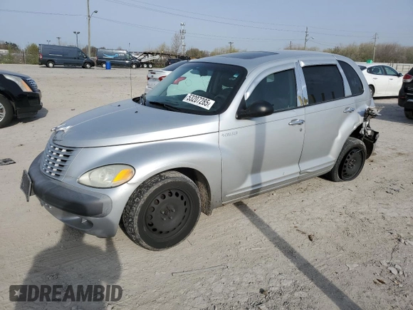 2001 Chrysler PT Cruiser with VIN 3C8FY4BB01T550004, listed as a Copart auction lot 53207285 with 141,515 mi miles and Clean title. Bid and sale history available at DreamBid. Image 1.