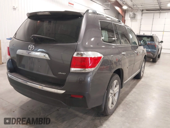 2012 Toyota Highlander Limited with VIN 5TDDK3EH1CS163589, listed as a IAAI auction lot 42598666 with 149,078 mi miles and . Bid and sale history available at DreamBid. Image 4.