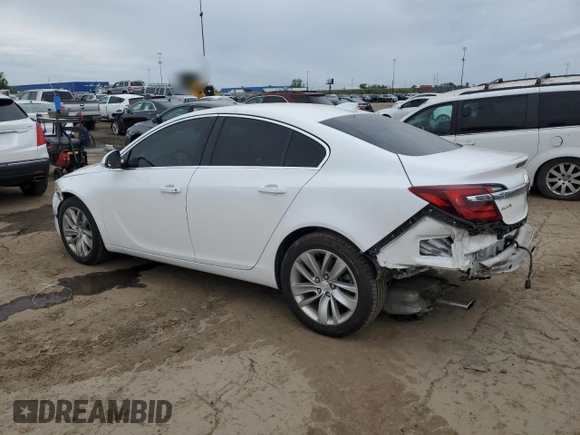 2016 Buick Regal Premium II with VIN 2G4GS5GX6G9191492, listed as a Copart auction lot 57772935 with 56,469 mi miles and Clean title. Bid and sale history available at DreamBid. Image 2.