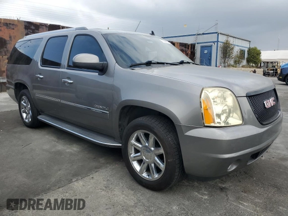 2012 GMC Yukon XL Denali with VIN 1GKS1MEF4CR279077, listed as a Copart auction lot 76628054 with 127,193 mi miles and Salvage Title. Bid and sale history available at carsss.com. Image 4.