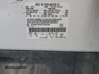 2012 Ford Explorer XLT with VIN 1FMHK7D94CGA36389, listed as a Copart auction lot 63426885 with 259,772 mi miles and Salvage title. Bid and sale history available at DreamBid. Image 12.