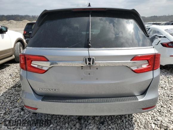 2020 Honda Odyssey EX-L with VIN 5FNRL6H72LB048687, listed as a Copart auction lot 51495345 with 54,121 mi miles and Salvage Title. Bid and sale history available at carsss.com. Image 6.