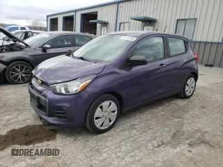 2017 Chevrolet Spark LS with VIN KL8CB6SA9HC797206, listed as a Copart auction lot 51172255 with 103,539 mi miles and Salvage Title. Bid and sale history available at carsss.com. Image 1.