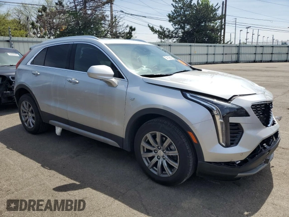2019 Cadillac XT4 AWD Premium Luxury with VIN 1GYFZDR48KF194395, listed as a Copart auction lot 54148645 with 52,561 mi miles and Salvage Title. Bid and sale history available at carsss.com. Image 4.