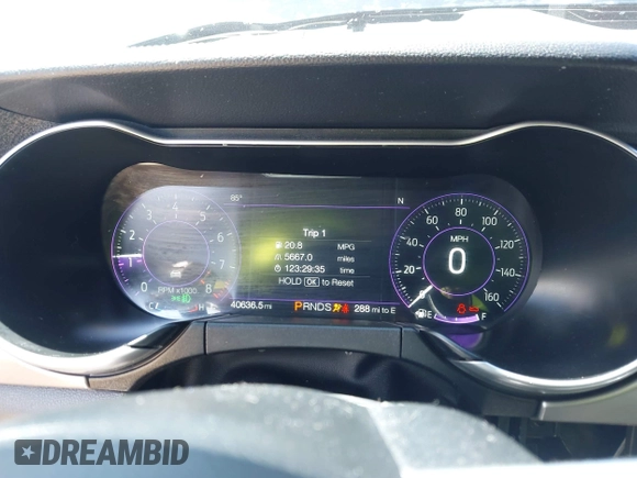 2022 Ford Mustang GT with VIN 1FA6P8CFXN5122711, listed as a IAAI auction lot 42224835 with 40,636 mi miles and . Bid and sale history available at DreamBid. Image 7.