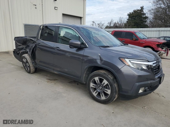 2017 Honda Ridgeline RTL-T with VIN 5FPYK2F61HB011324, listed as a Copart auction lot 42771285 with NaN miles and Salvage Title. Bid and sale history available at carsss.com. Image 4.
