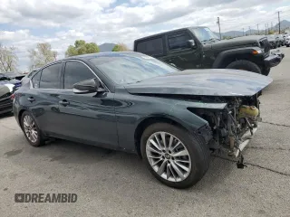 2019 Infiniti Q50 3.0t LUXE with VIN JN1EV7AP3KM516931, listed as a Copart auction lot 50598515 with 102,771 mi miles and Salvage Title. Bid and sale history available at carsss.com. Image 4.