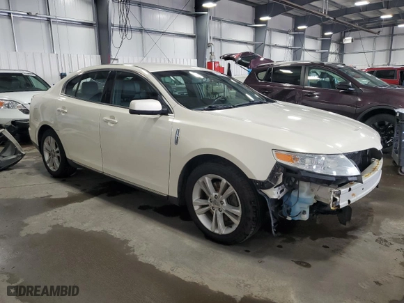 2009 Lincoln MKS with VIN 1LNHM93R99G619461, listed as a Copart auction lot 68281524 with 158,722 mi miles and Salvage Title. Bid and sale history available at carsss.com. Image 4.