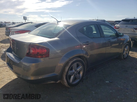 2013 Dodge Avenger with VIN 1C3CDZAB8DN658250, listed as a Copart auction lot 43422505 with 131,862 mi miles and Salvage Title. Bid and sale history available at DreamBid. Image 3.