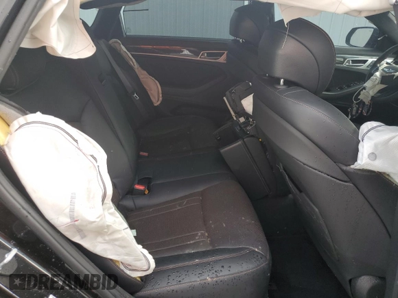 2018 Genesis G80 Sport z VIN KMHGN4JB1JU250294, wystawiony jako Copart lot #71487574 z przebiegiem Nie podano mil oraz Szkoda całkowita • Salvage title. Historia ofert i sprzedaży dostępna na DreamBid. Obrazek 10.
