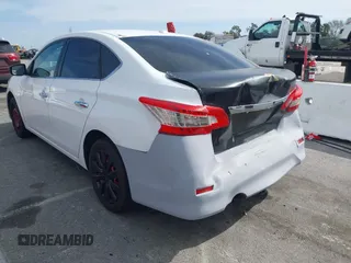 2015 Nissan Sentra SV with VIN 3N1AB7AP6FL665275, listed as a IAAI auction lot 41594093 with 121,241 mi miles and . Bid and sale history available at DreamBid. Image 3.