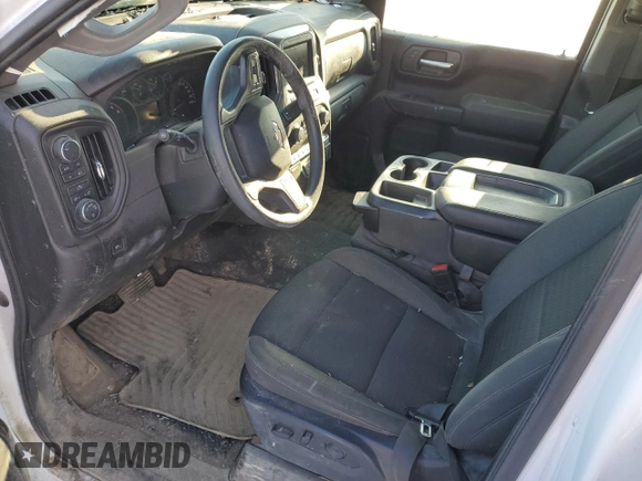 2022 Chevrolet Silverado 1500 Custom with VIN 1GCPDBEK4NZ588805, listed as a Copart auction lot 88979865 with 0 mi miles and Salvage Title. Bid and sale history available at carsss.com. Image 7.