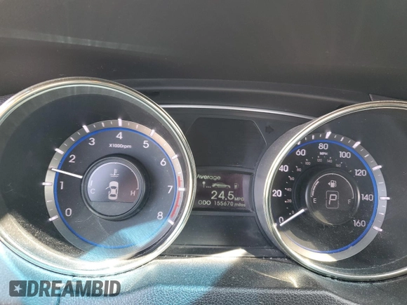 2012 Hyundai Sonata Limited z VIN 5NPEC4AC8CH503215, wystawiony jako Copart lot #53364675 z przebiegiem 155 670 mil mil oraz Szkoda całkowita • Salvage title. Historia ofert i sprzedaży dostępna na DreamBid. Obrazek 9.