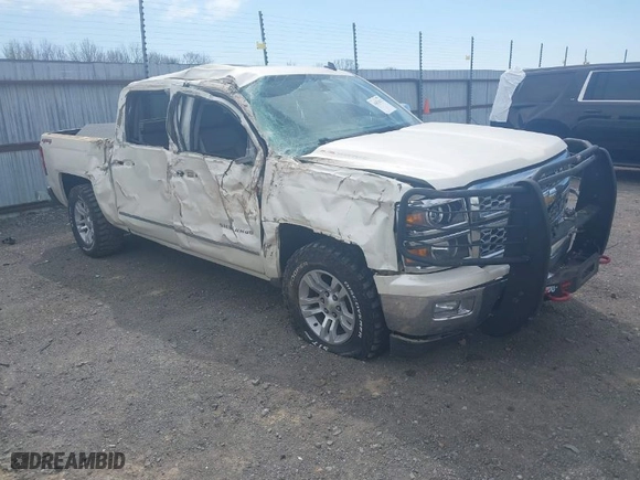 2014 Chevrolet Silverado 1500 LTZ with VIN 3GCUKSEC8EG287942, listed as a IAAI auction lot 41824171 with 205,607 mi miles. Bid and sale history available at carsss.com. Image 1.