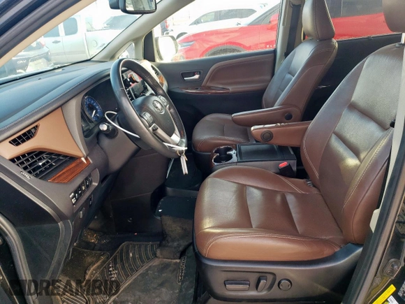 2015 Toyota Sienna XLE with VIN 5TDYK3DC1FS618338, listed as a Copart auction lot 63567755 with 119,596 mi miles and Salvage title. Bid and sale history available at DreamBid. Image 7.