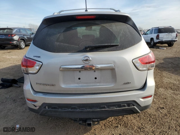 2015 Nissan Pathfinder Platinum with VIN 5N1AR2MM1FC667763, listed as a Copart auction lot 84653274 with 130,642 mi miles and Salvage Title. Bid and sale history available at carsss.com. Image 6.