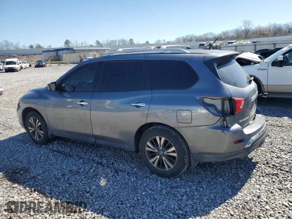 2017 Nissan Pathfinder S with VIN 5N1DR2MN1HC697435, listed as a Copart auction lot 48138225 with 128,782 mi miles and Salvage title. Bid and sale history available at DreamBid. Image 2.