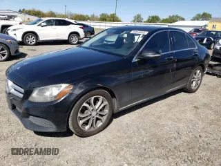 2016 Mercedes-Benz C 300 with VIN 55SWF4JB3GU116285, listed as a Copart auction lot 50949885 with 208,541 mi miles and Salvage Title. Bid and sale history available at carsss.com. Image 1.