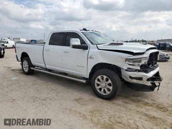 2024 Ram 3500 Laramie with VIN 3C63R3JL7RG112405, listed as a Copart auction lot 44067745 with 10,058 mi miles and Salvage Title. Bid and sale history available at carsss.com. Image 4.