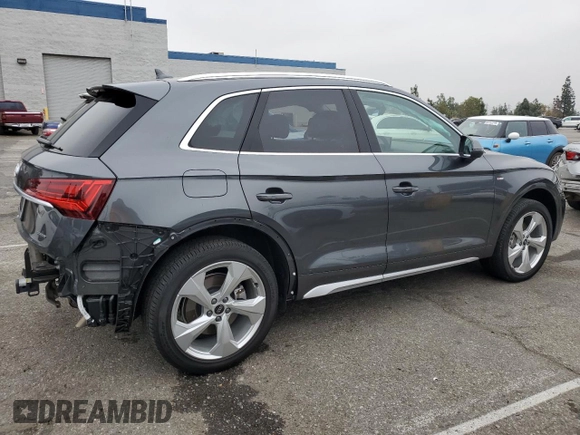 2023 Audi Q5 S line Premium Plus с VIN WA1EAAFYXP2146467, выставлен на аукционе Copart как лот 54242045 с пробегом Не указан миль и Списание • Salvage title. История ставок и продаж доступна на DreamBid. Изображение 3.