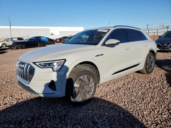 2021 Audi e-tron Prestige with VIN WA1VABGE3MB027942, listed as a Copart auction lot 40094494 with 17,593 mi miles. Bid and sale history available at carsss.com. Image 1.