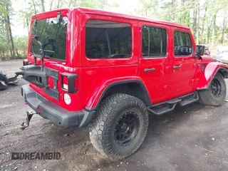 2018 Jeep Wrangler Unlimited Rubicon with VIN 1C4HJXFG3JW273266, listed as a IAAI auction lot 42093919 with 90,700 mi miles and . Bid and sale history available at DreamBid. Image 4.