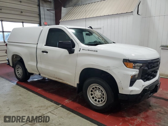 2023 Chevrolet Silverado 1500 Work Truck with VIN 3GCNAAEK0PG316409, listed as a Copart auction lot 53733375 with 112,073 mi miles and Clean Title. Bid and sale history available at carsss.com. Image 4.
