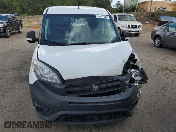 2016 Ram ProMaster City Cargo Tradesman with VIN ZFBERFAT2G6B20614, listed as a Copart auction lot 51107825 with 240,493 mi miles and Clean title. Bid and sale history available at DreamBid. Image 5.