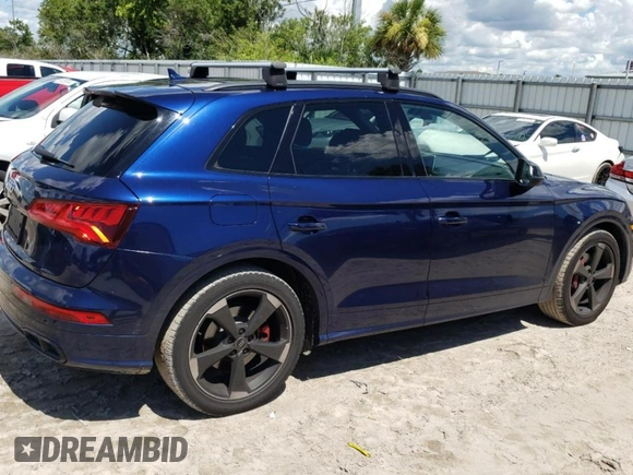 2019 Audi SQ5 Premium Plus with VIN WA1B4BFY6K2089998, listed as a Copart auction lot 60262294 with 75,022 mi miles and Salvage Title. Bid and sale history available at DreamBid. Image 3.