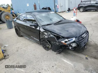2020 Audi A3 Sedan S line Premium Plus with VIN WAUJEGFF0LA103649, listed as a Copart auction lot 60234924 with 32,910 mi miles and Salvage Title. Bid and sale history available at carsss.com. Image 4.